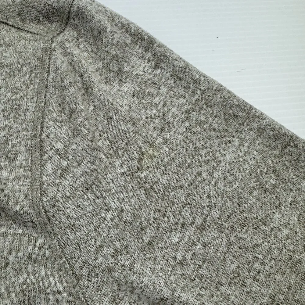 Greg Norman 1/4 Zip Pullover Mens XL Tan Golf Sweater Stretch Knit